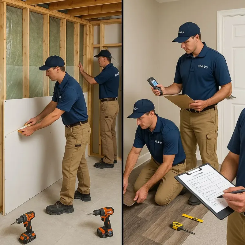 Repairs and Reconstruction process in Buncombe County, NC